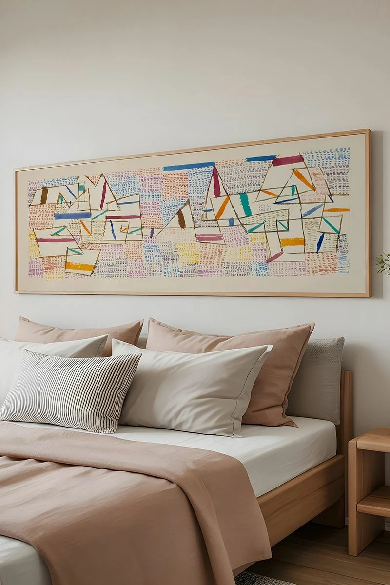 Pikturë dekorative me kornizë, shumëngjyrëshe, Wallity, Artsmdfyty3-50120, 50x120cm
