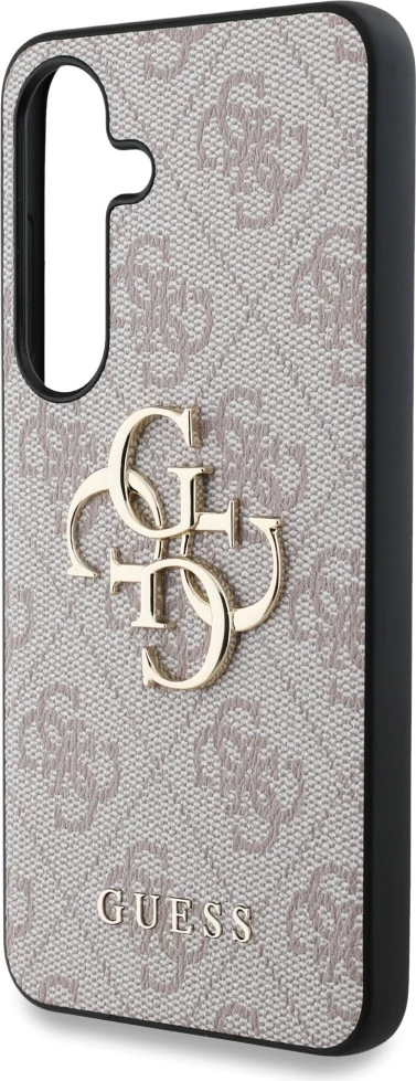 Mbështjellës Guess Big 4G Logo Classic Logo për Samsung Galaxy S25 Plus, Rozë