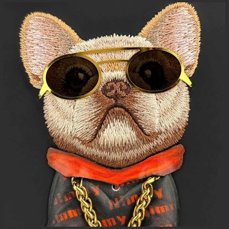 Kapak telefoni Nimmy Glasses Cool Dog për Samsung Galaxy S26 Ultra, i zi