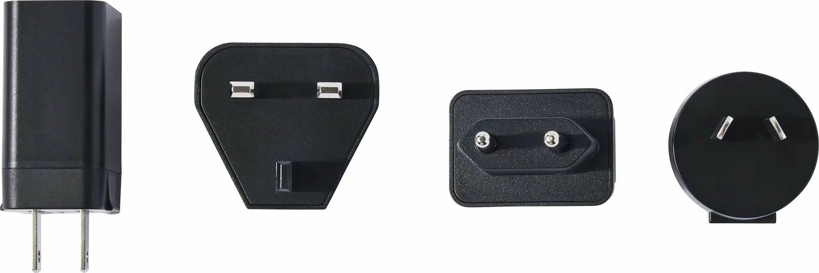 Karikues udhëtimi 3-në-1 induktiv Mophie UAG 3in1 Travel Charger 15W USB-C (9B4412114030), i zi, set me adaptera dhe çantë