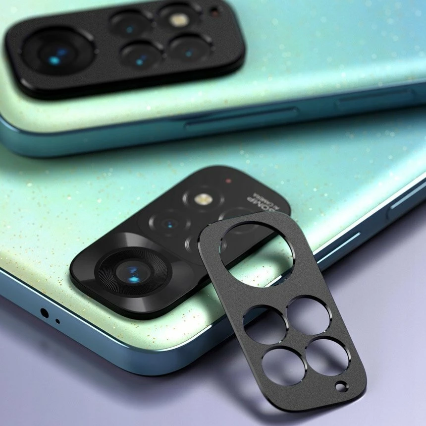 Mbrojtëse paneli kamere Ringke Styling për Redmi Note 11, alumin, e zezë