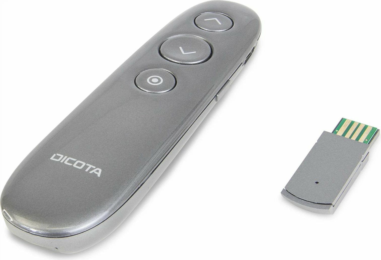 Prezantues wireless DICOTA, Virtual Presenter, 5 butona, laser pointer, gri