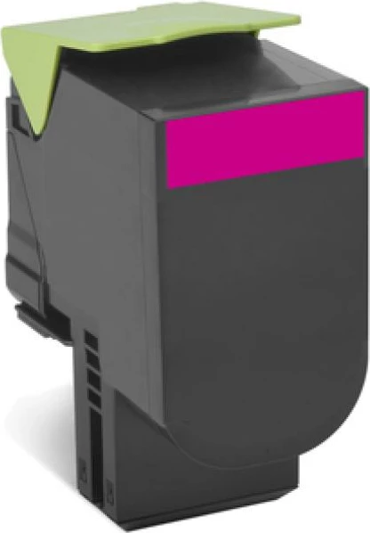 Toner, Lexmark, 702HME 70C2HME, kapacitet i lartë, rendiment 2,400–4,400 faqe, magenta