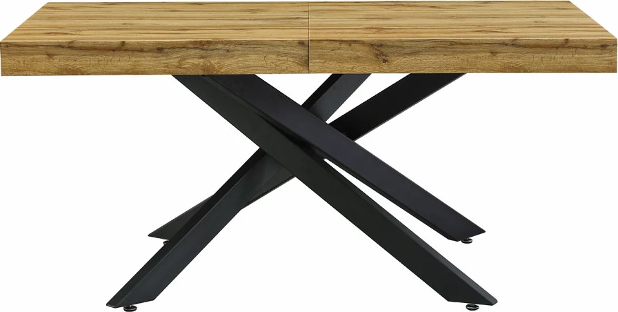 Tavolinë zgjatëse Kimono, ngjyrë natyrale, 160x90x75