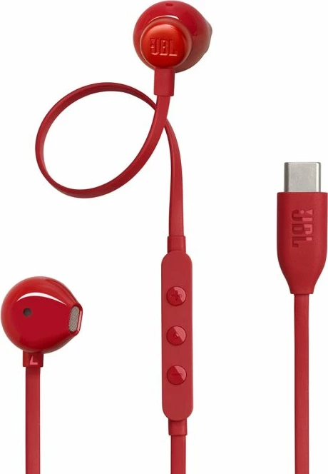 Kufje me kabllo USB-C JBL Tune 305C, e kuqe