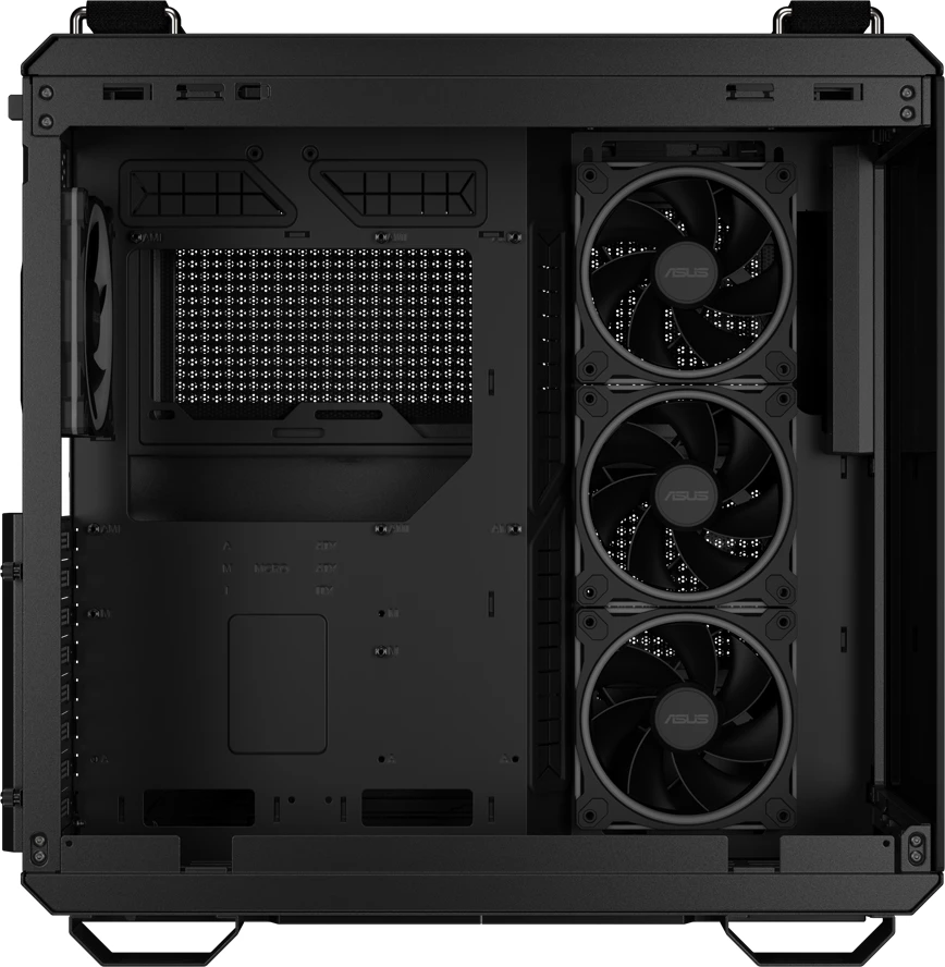 Kasë ASUS TUF Gaming GT502 Horizon ARGB ATX, dual-chamber, tempered glass, 4x 120mm ARGB fans, USB Type-C, e zezë