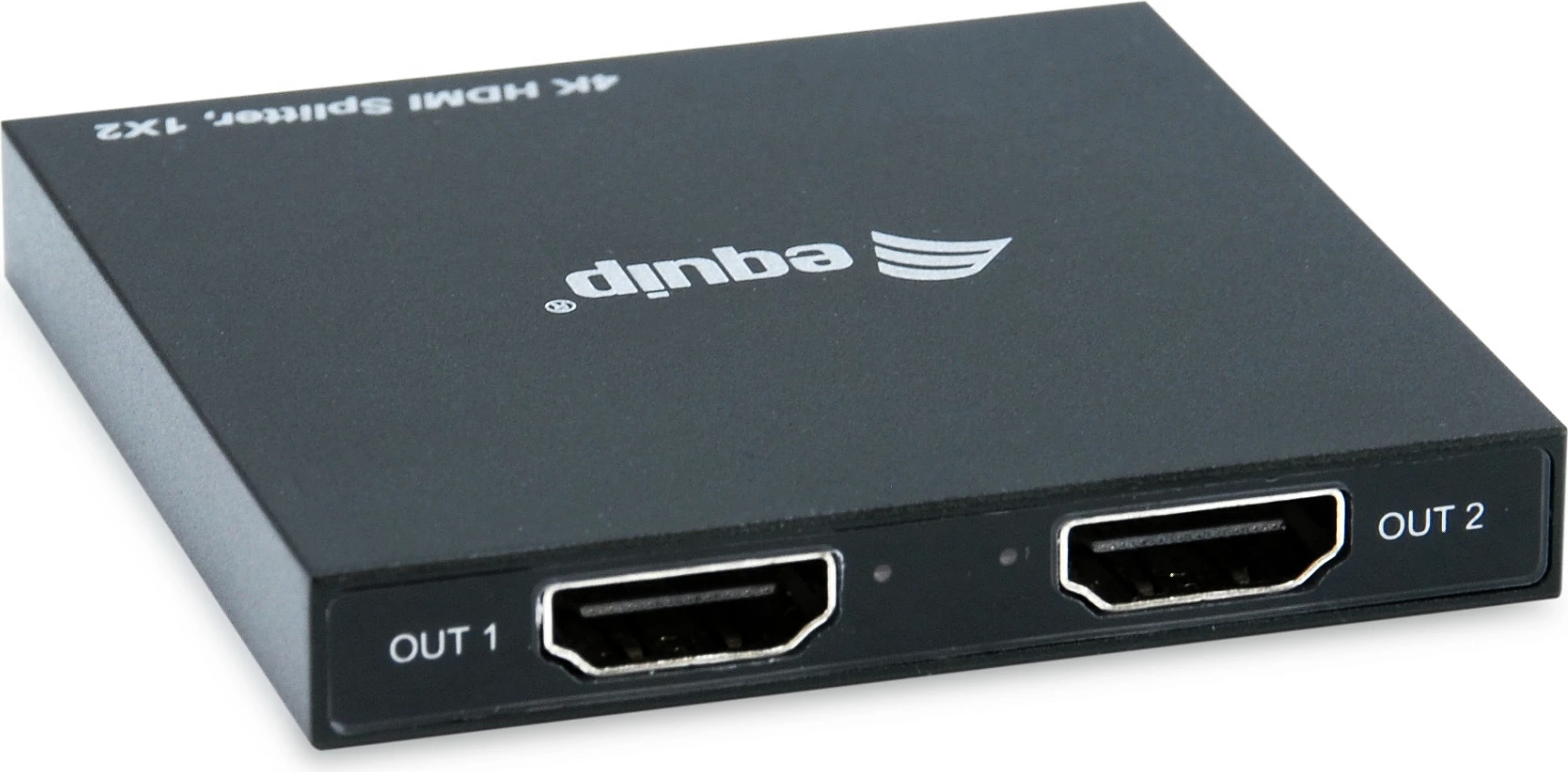 Splitter HDMI EQUIP 332715, 1x2, 4K Ultra HD 60Hz, USB powered, alumin, i zi