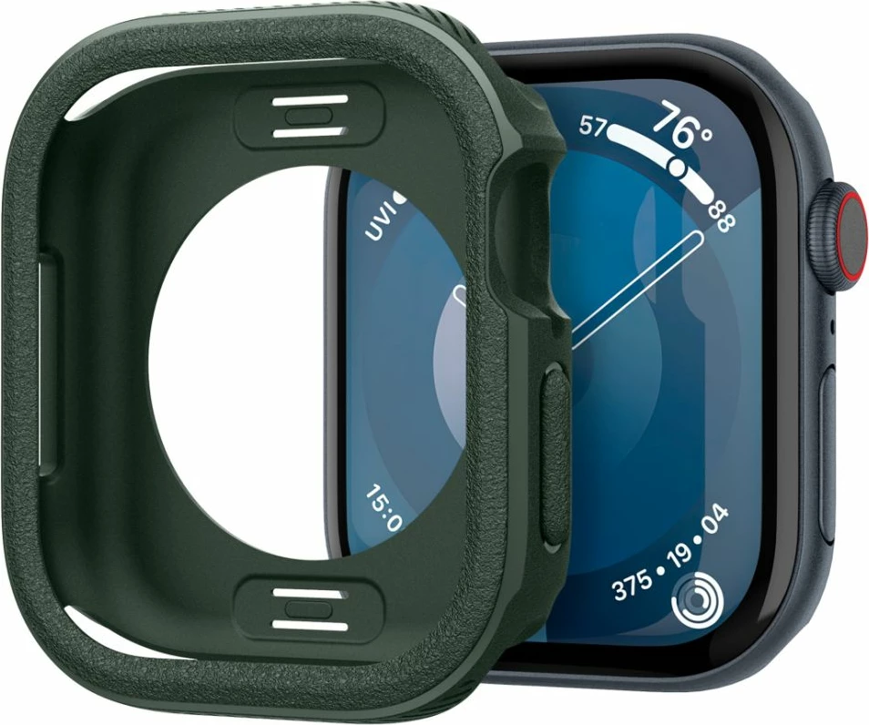 Mbështjellës Spigen Caseology Vault për Apple Watch Series 10 46mm, TPU mbrojtës, i gjelbër, 1 copë