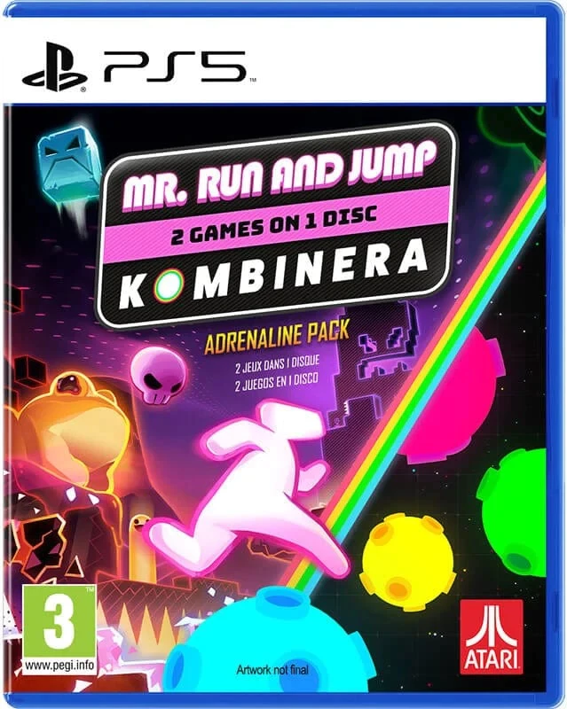 Lojë PS5 Numskull Games Mr. Run & Jump + Kombinera Adrenaline Pack (2 lojëra në 1 disk)