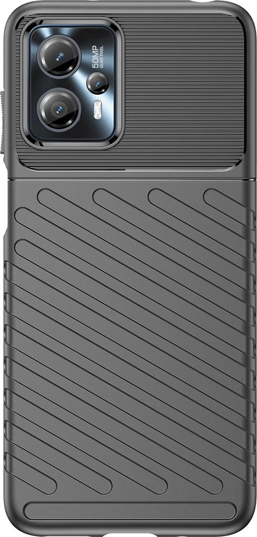 Mbështjellës Hurtel Thunder Case për Motorola Moto G13, TPU, i zi