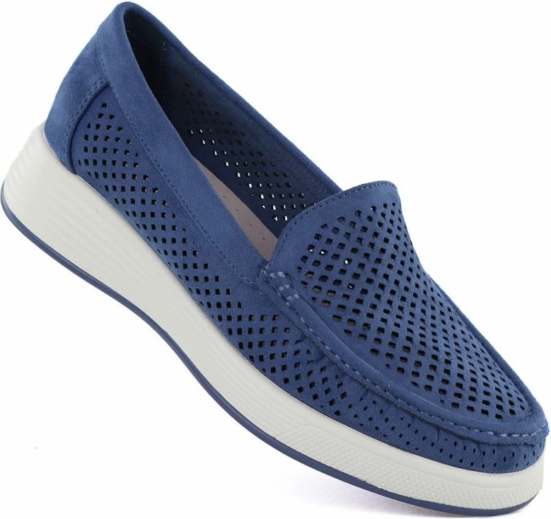 Këpucë platforme femra Sergio Leone MK097H, blu