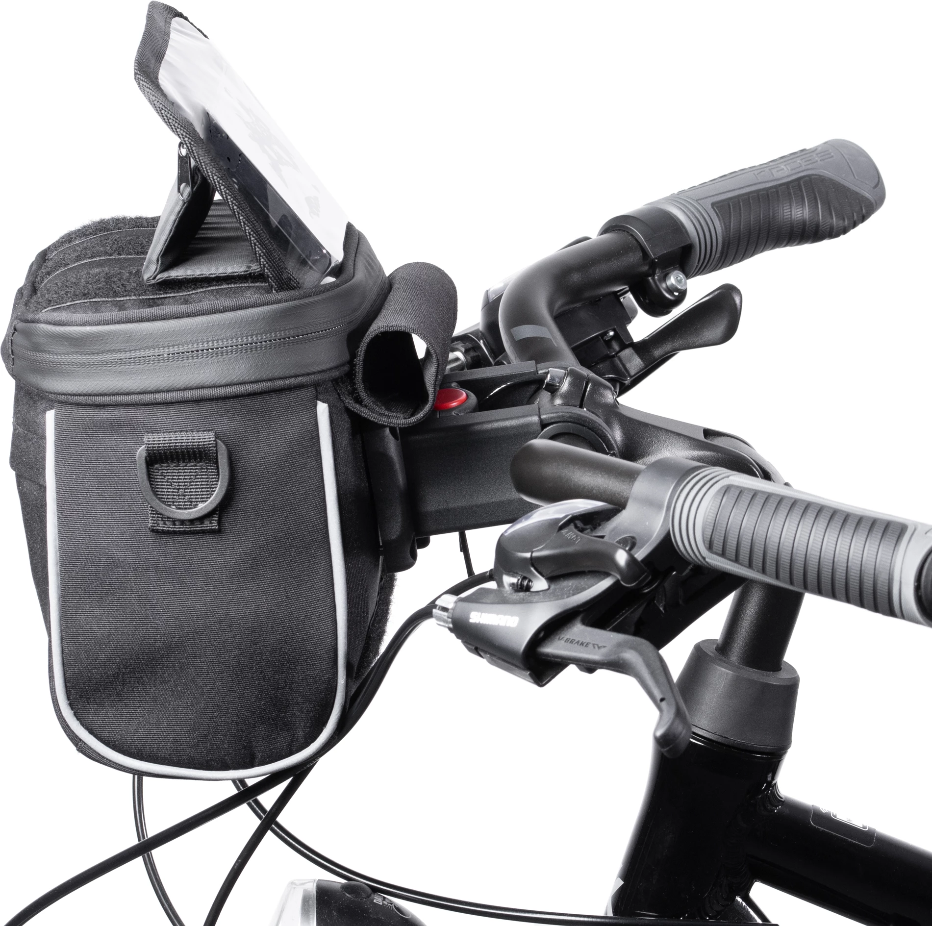 Çantë timoni/shpatulle për biçikletë Wozinsky WBHBB-01, 4L, e zezë