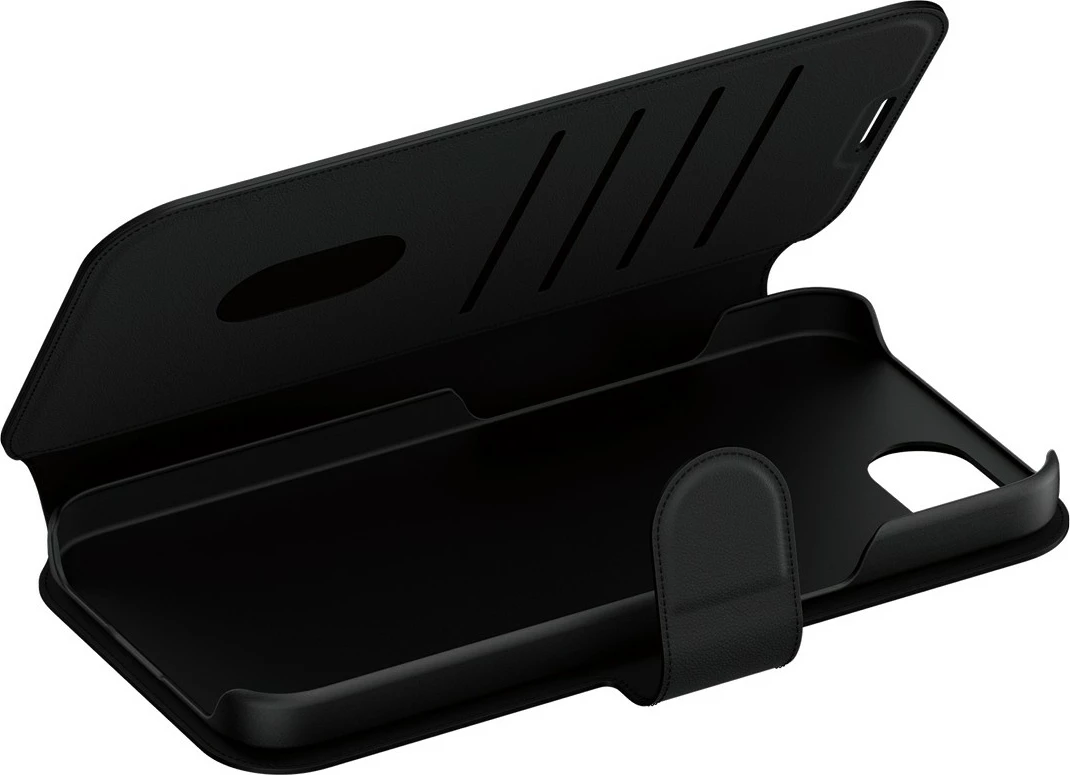 Mbështjellës PanzerGlass CARE Case Feature Tango 2-in-1 Wallet për iPhone 16e, i zi