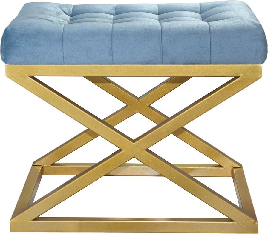 Puf Capraz, ngjyrë ari dhe turquoise, Atelier del Sofa