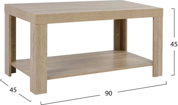 Tavolinë kafeje melamine FH2207.02 Sonama 90x45x45