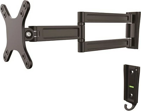 Mbajtëse muri për monitor StarTech Dual Swivel, VESA 75x75/100x100, 13-27", 15kg, e zezë