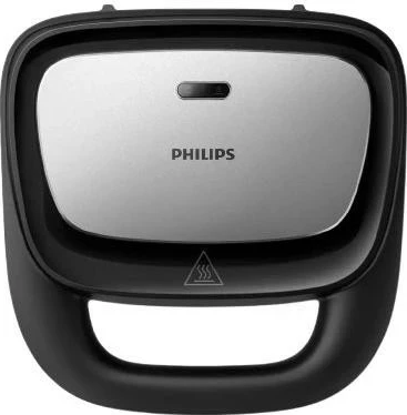 Sanduiçbërës Philips 5000 Series HD2350/80 750W me pllaka të ndërrueshme (sanduiç/waffle/grill) 2 feta, i zi