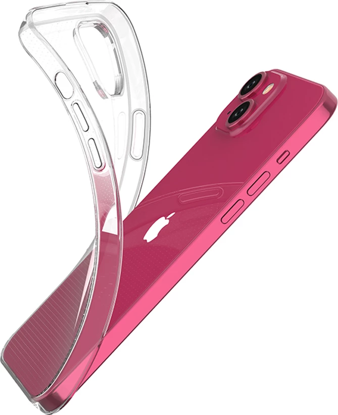 Mbështjellës Hurtel Ultra Clear për iPhone 15 Plus, Transparent