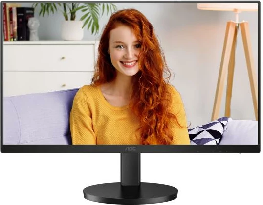 Monitor, AOC, U27B3AF, 27" UHD 4K 60 Hz, HDR10, Adaptive Sync, altoparlantë të integruara, këmbë me rregullim lartësie, e zezë