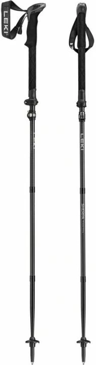 Shkop trekking Leki Sherpa FX, 120-140cm, të zi