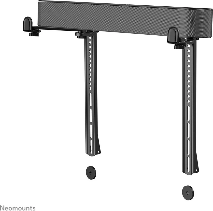 Mbajtës universal videobar/soundbar Neomounts AWL29-650BL1, çelik, 15 kg, i zi