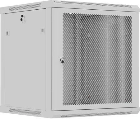 Kasë rack LANBERG 19" 12U, 600x600mm, e hirtë, derë me vrima