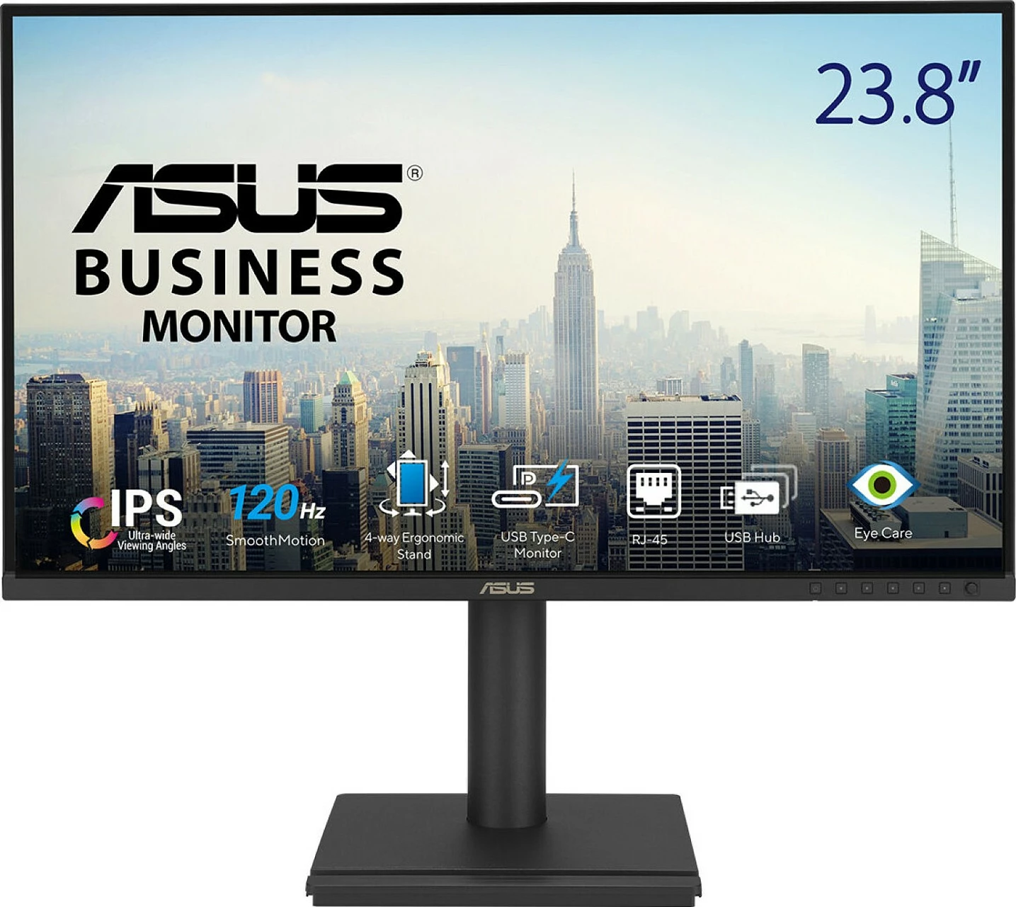 Monitor ASUS BE249CGN, 23.8", Full HD 1920x1080, IPS, 120Hz, USB-C, i zi