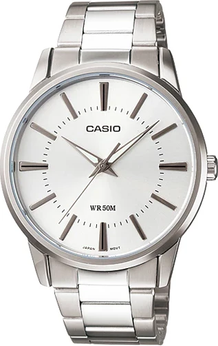 Orë dore Casio MTP-1303D-7A, e argjendtë/bardhë