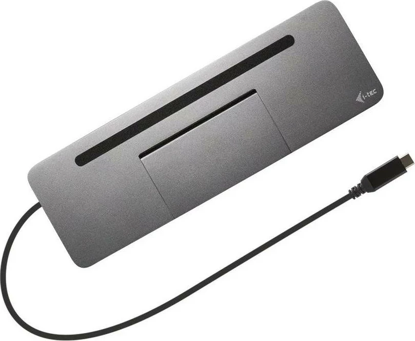 Doking stacion i-tec USB-C Metal Ergonomic 4K 3x Display, DP HDMI VGA LAN Audio, Power Delivery 85W, me karikues universal 100W
