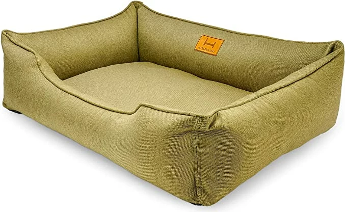 Harley & Cho Shtrati për kafshët shtëpiake "Dreamer", ngjyra: ulliri, me mbulesa që lahen, komod dhe rezistent