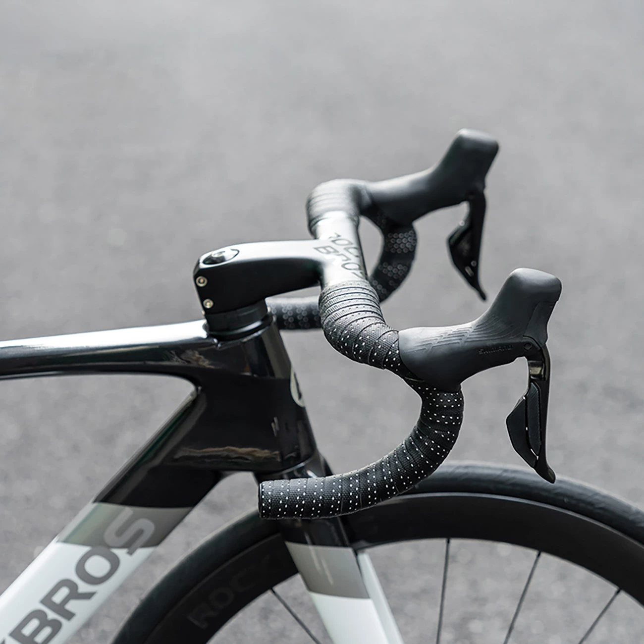 Mbështjellës timoni Rockbros 71240004018, EVA, Power Pattern, i zi, set 2 copë