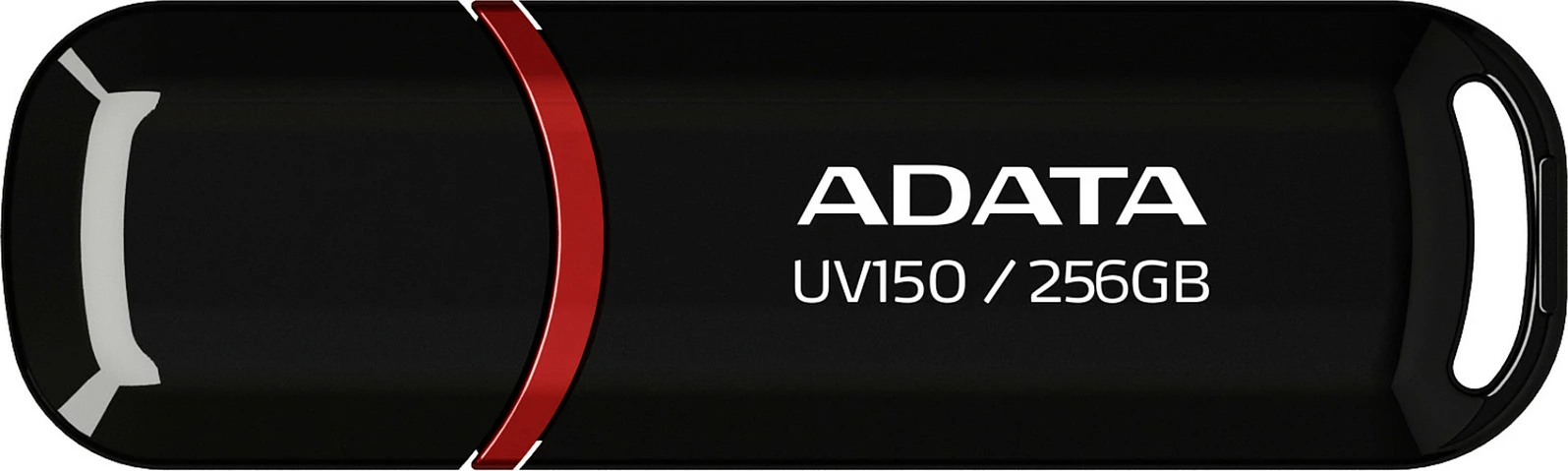 USB flash ADATA UV150 256GB, USB-A 3.2 Gen 1, 100 MB/s, e zezë