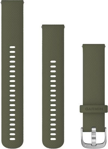 Bandë silikonit Garmin për Smartwatch 20mm, e gjelbër