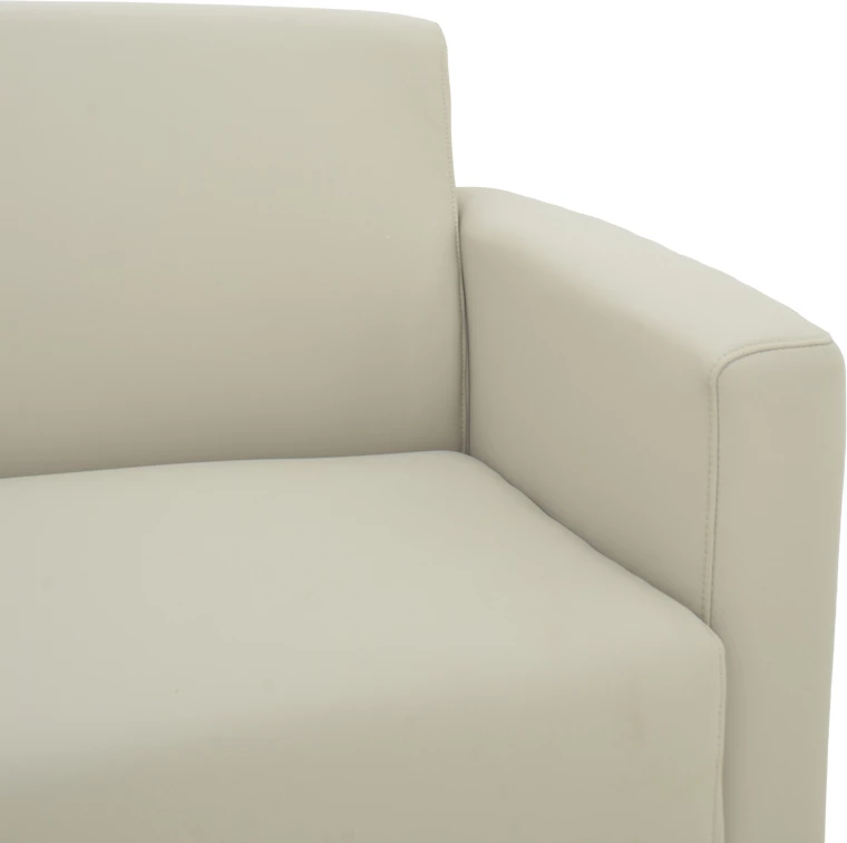 Divan dy ulësesh Sidica I PU ngjyrë bezhë 135x82x81cm