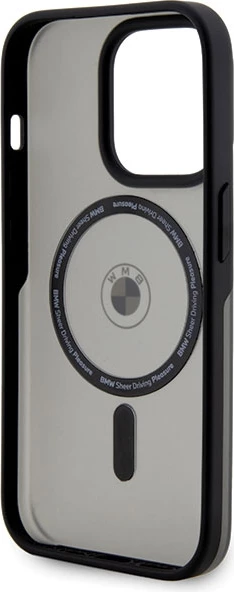 Mbështjellës BMW BMHMP14XDSLK për iPhone 14 Pro Max 6.7", hardcase, MagSafe, zi