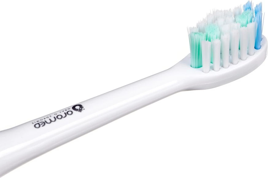 Kokë zëvendësuese Oromed ORO-SONIC për furçë elektrike dhëmbësh, e bardhë 