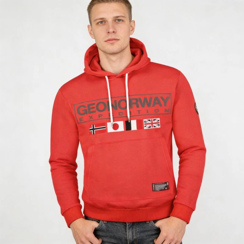 Duks për meshkuj Geographical Norway, i kuq [Madhësia: XL]