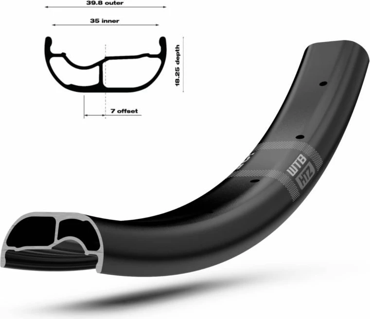 Rrathë biçiklete WTB për meshkuj, 27.5 inç