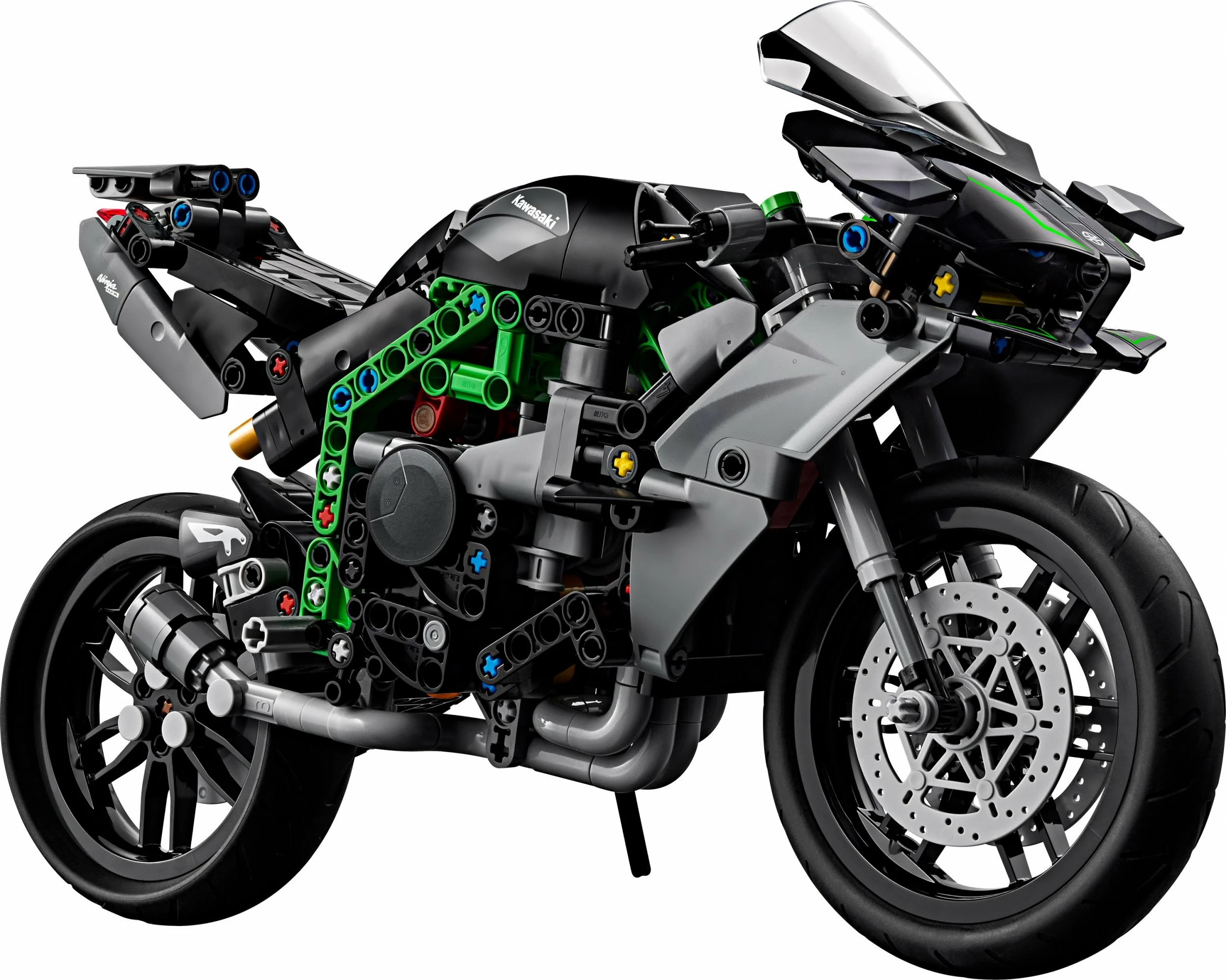 Set ndërtimi LEGO Technic Kawasaki Ninja H2R 42170, 643 copë, shkallë 1:8