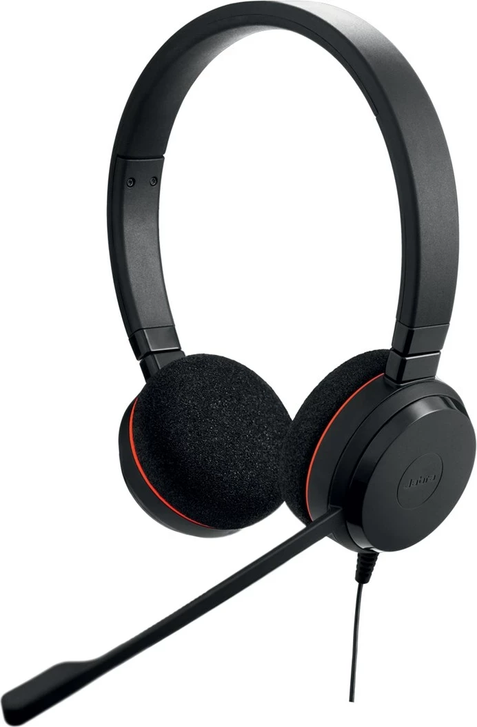 Kufje Jabra Evolve 20 UC Stereo, me kabllo, USB Type-A, të zeza