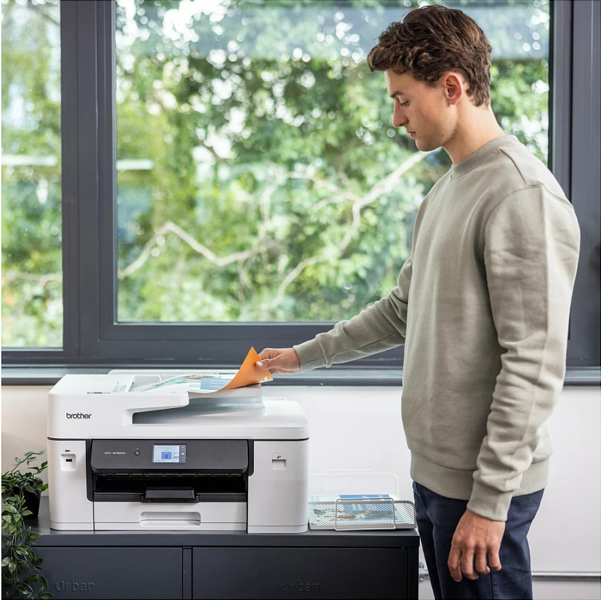 Printer multifunksional Brother MFC-J6760DW, Inkjet, A3, ngjyra, 1200 x 4800 DPI, duplex, ADF 50 fletë, bardhë/zi