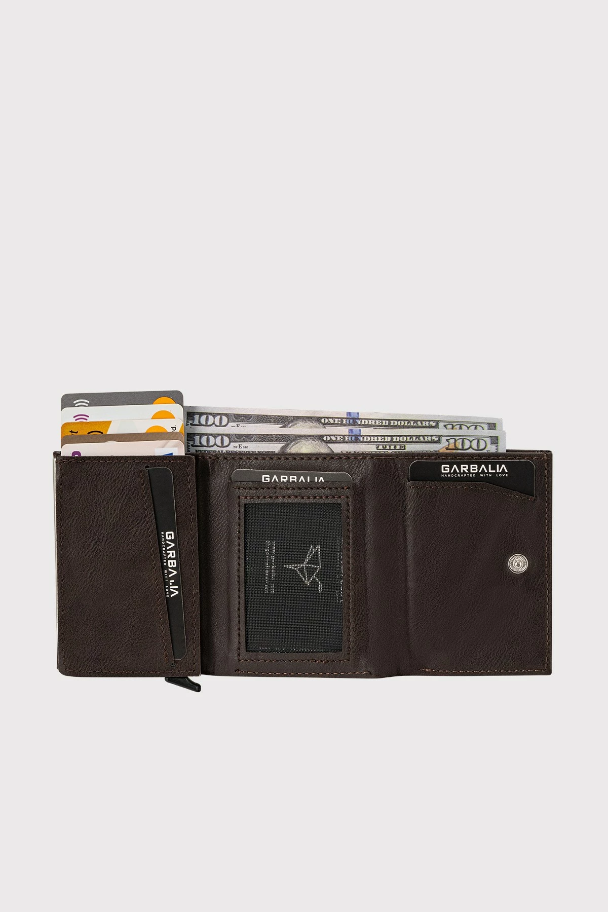 Portofol unisex Zoozie Bags, Malta, ngjyrë kafe