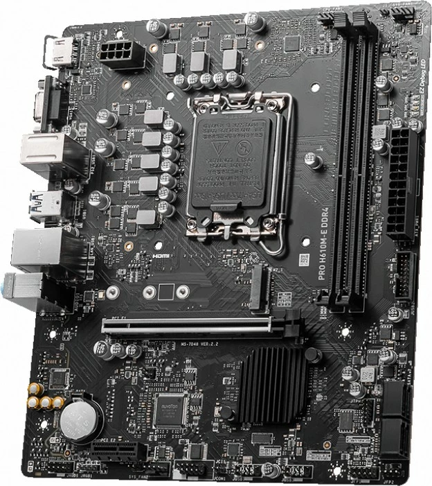 Pllakë amë MSI PRO H610M-E DDR4, Intel, LGA 1700, 64 GB