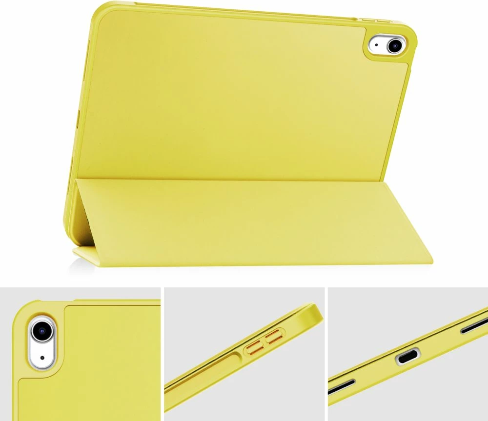 Mbështjellës Tech-Protect SC Pen për iPad 10.9" (2022), Silikon, e verdhë