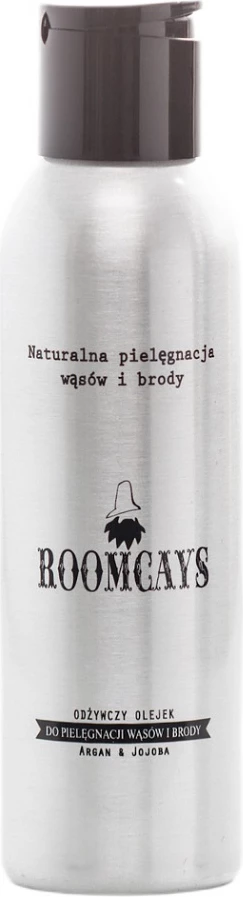 Vaj për mjekër dhe mustaqe ROOMCAYS për meshkuj, 100ml