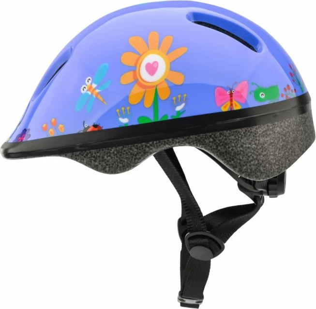 Helmetë biçiklete për fëmijë Meteor KS06 S Garden Blue 48-52 cm