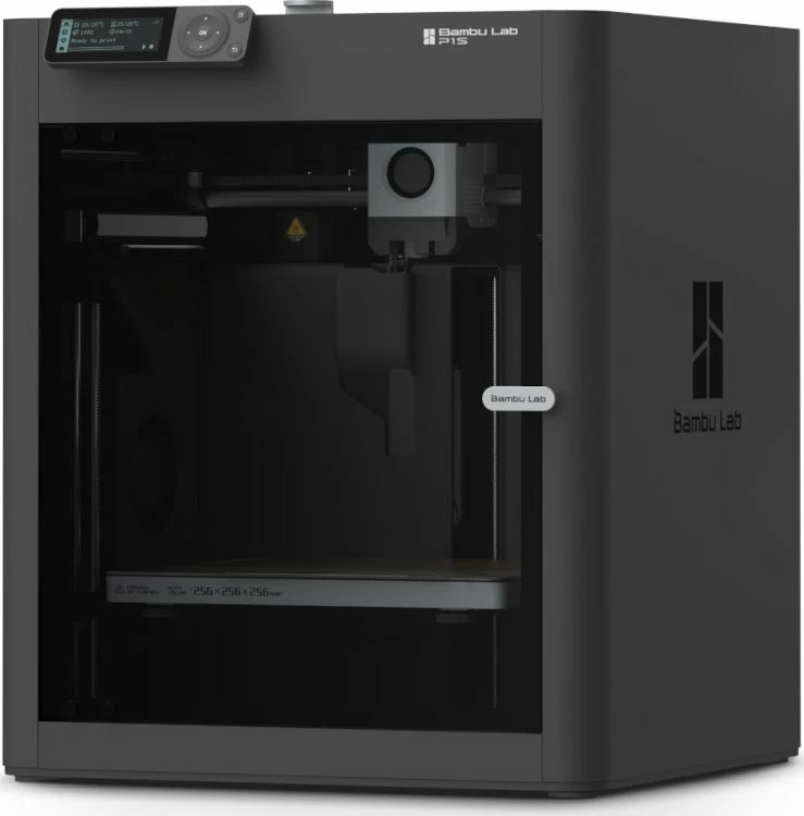 Printer 3D Bambu Lab P1S, 256x256x256 mm, deri 500 mm/s, e zezë
