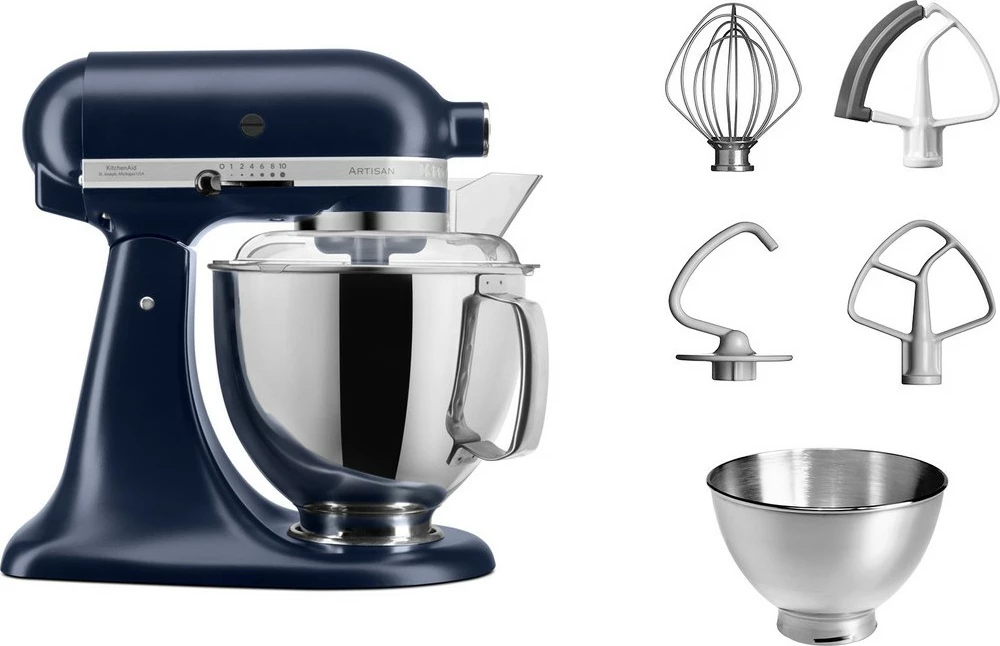 Mikser KitchenAid Artisan 5KSM175PSEIB, 4.8L, 300W, kaltër