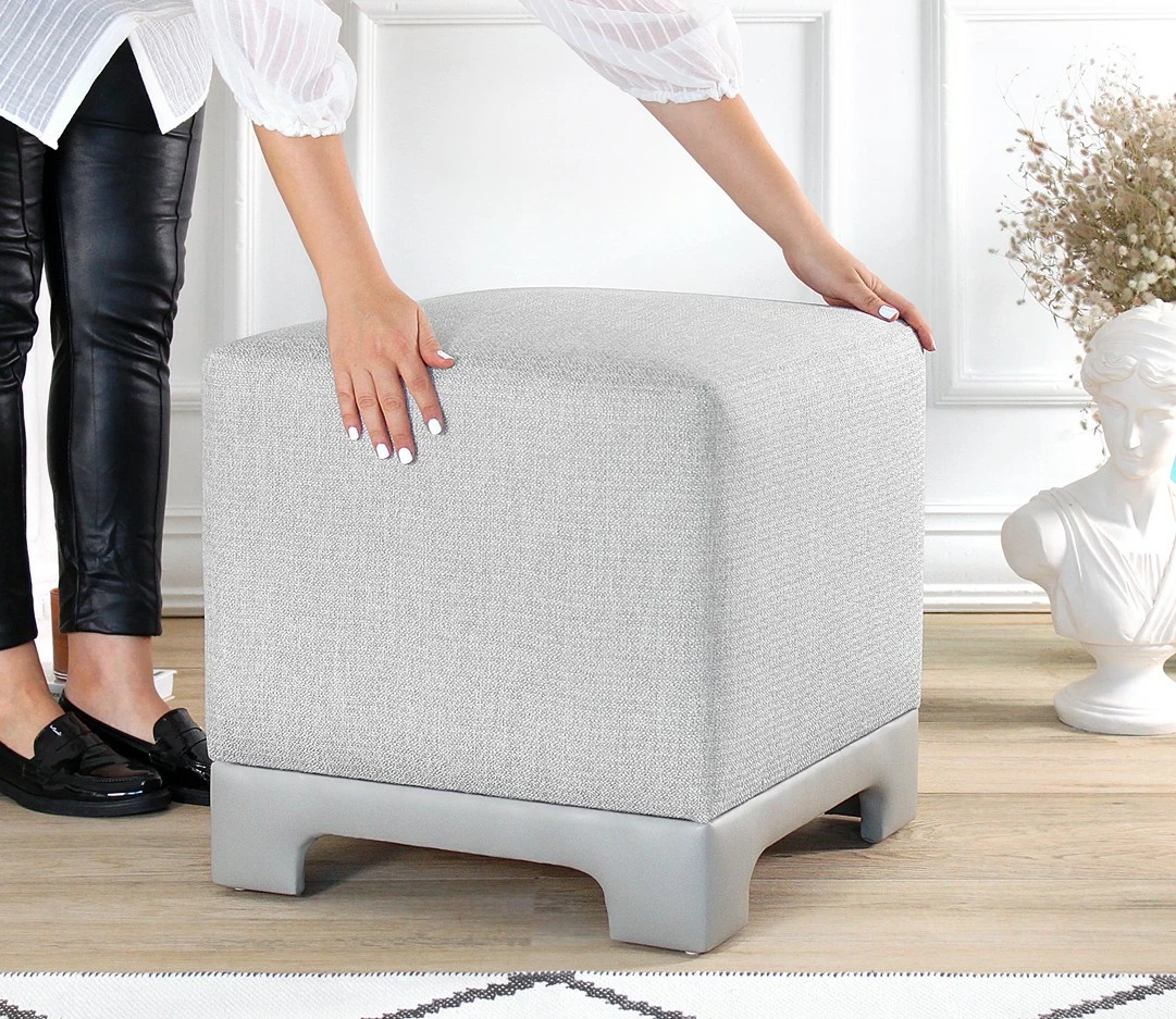 Puf Atelier del Sofa, Lenover, ngjyrë gri