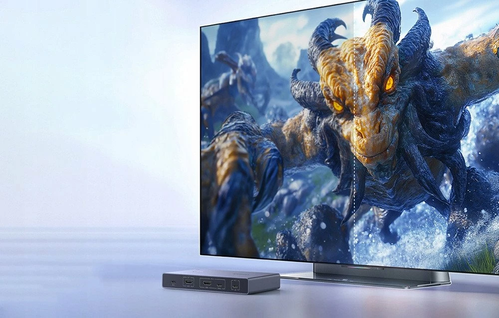 Switch KVM UGREEN CM731 2-në-1 USB-C + HDMI, 4K@60Hz, USB 3.0 5Gbps, PD 100W